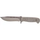 Buck Knives 822 Sentry Fixed Blade Knife 5" Clip Point 420HC Satin Blade Micarta Handle Gray - Buck Knives