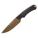 Buck Knives 663 Alpha Guide Backcountry Fixed Blade Knife 4.5" Drop Point 420HC Bronze Cerakote Blade Rubber Handle Black - Buck Knives