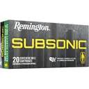 Remington Subsonic 360 Buckhammer Ammo 250 Grain Bonded Jacketed Hollow Point Box of 20 - Remington