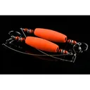 Whisker Seeker Tackle Catfish Rig Floats XL Rattler Orange - Whisker Seeker Tackle