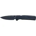 Cold Steel FM1 Blackout Pocket Knife 3.5" Drop Point CPM S35VN Black Stonewash Blade Titanium Handle Black - Cold Steel