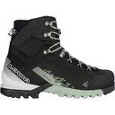 Lowa Men's Cervino GTX Mid Waterproof Hiking Boots Leather Black/Lime 8 D - Lowa