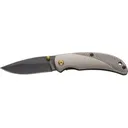 Browning Prism III Pocket Knife 2.375" Drop Point 7Cr17MoV Black Blade Aluminum Handle Gray - Browning