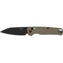 Kershaw Bel Air XL Pocket Knife 3.4" Reverse Tanto CPM-M4 Black PVD Blade Aluminum Handle Flat Dark Earth - Kershaw