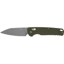 Kershaw Bel Air XL Pocket Knife 3.4" Reverse Tanto CPM-3V Stonewashed Blade Aluminum Handle Olive Drab - Kershaw