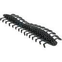 NetBait BaitFuel HexTek Dirty 30 Worm Black Blue Flake - Netbait