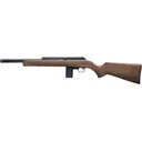 Chiappa M1-22 Bushranger Semi Automatic Rifle 22 Long Rifle 16.5" Black Threaded Barrel Black Frame Walnut Field Stock - Chiappa Firearms