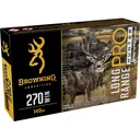 Browning Long Range Pro Hunter 270 Winchester Ammo 140 Grain Sierra GameChanger Polymer Tip Box of 20 - Browning