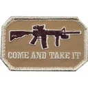 Rothco Morale Patch Come and Take It Brown - Rothco