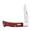 Case Axe Handle Pocket Knife 2.74" Clip Point Tru-Sharp Polished Blade Pocket Worn Bone Handle Old Red - Case