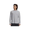 Under Armour Men's Fish Elite Long Sleeve Crew Neck Shirt Mod Gray/Castlerock Large - Under Armour