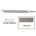 Nicholson 10" Fine Cut Long Angle Lathe File - Nicholson