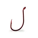 Mustad Beak/Octopus Bait Hook 1X Hook #1 Red 8PK - Mustad