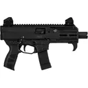 CZ Scorpion 3 Plus Semi Automatic Pistol 9mm Luger 4.2" Black Threaded Barrel Black Frame Black Pistol Brace Stock - CZ USA