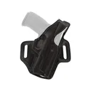 Galco Fletch OWB Holster Right Hand Sig Sauer M18, P320 Compact Optics Ready Leather Black - Galco
