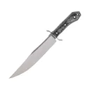 Condor Knives K-Night Bowie Fixed Blade Knife 11.38" Clip Point 1075 Satin Blade Micarta Handle Gray - Condor Knives
