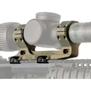 Reptilia AUS 1-Piece Cantilever Picatinny Scope Mount 30mm Rings 1.54" Height Clear Anodized - Reptilia