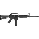 H&R 635 Semi Automatic Rifle 9mm Luger 16" Black Threaded Barrel Anodized Black Frame Black Pistol Grip - H&R