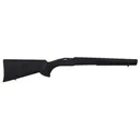 Hogue OverMolded Stock for Savage 110, 111, 114, 116 Long Action Detachable Magazine Standard Contour Barrel Channel Full Bed Black - Hogue
