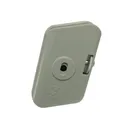 Double Alpha Single Stack Pistol Magazine Pouch Ambidextrous Plastic Silver - Double-Alpha