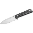 Boker Knives Kiboku Fixed Blade Knife 2.95" Drop Point RWL34 Satin Blade Richlite Handle Black - Boker Knives