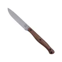 White River Knives Exodus 4 Fixed Blade Knife 4" Drop Point CPM MagnaCut Stonewashed Blade Burlap Micarta Handle Natural - White River Knives