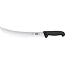 Victorinox Swiss Army Fibrox Cimeter Fixed Blade Knife 12" Straightback Stainless Steel Satin Blade TPE Handle Black - Victorinox Swiss Army