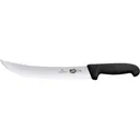 Victorinox Swiss Army Fibrox Cimeter Fixed Blade Knife 10" Straightback Stainless Steel Satin Blade TPE Handle Black - Victorinox Swiss Army