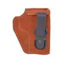 Galco Tuck-N-Go 2.0 IWB Holster Right Hand HK CC9, Smith & Wesson M&P Shield 9/40/45, Walther PPS Leather Natural - Galco