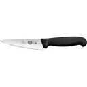 Victorinox Swiss Army Fibrox Chef's Kitchen Knife 5" Straightback Stainless Steel Satin Blade TPE Handle Black - Victorinox Swiss Army