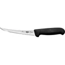 Victorinox Swiss Army Fibrox Boning Flexible Fixed Blade Knife 6" Straightback Stainless Steel Satin Blade TPE Handle Black - Victorinox Swiss Army