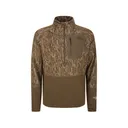 Drake Men's BMF EST Offset 1.0 Quarter Zip Shirt Mossy Oak Bottomland 2XL - Drake