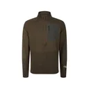 Drake Men's BMF EST Offset 1.0 Quarter Zip Shirt Green Timber Medium - Drake