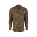 Drake Men's Wingshooter Trey Long Sleeve Shirt Mossy Oak Bottomland XL - Drake