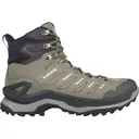 Lowa Men's Innovo GTX Mid Waterproof Hiking Boots Leather Olive/Dark Gray 10.5 D - Lowa