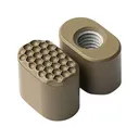 Phase 5 Dimpled AR-15 Magazine Release Button FDE - Phase 5
