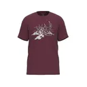 MeatEater Men's Muley Skull Short Sleeve Crew Neck T Shirt Burgundy Heather 2XL - Meateater