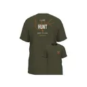 MeatEater Men's Live To Hunt Short Sleeve Crew Neck T Shirt Military Heather 2XL - Meateater