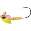 6th Sense Crappie 1/16oz Minnow Jighead #4 Pink-Treuse - 6Th Sense