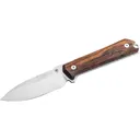 Boker Knives Kiboku Fixed Blade Knife 2.95" Drop Point RWL34 Satin Blade Desert Ironwood Handle Brown - Boker Knives
