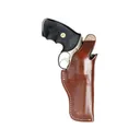 Triple K 440 Lightning OWB Holster Right Hand Colt Python, Trooper 6" Leather Walnut Oil - Triple K
