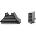 Angry Bear Arms JRO Edition Optic Height Sight Set for Glock 17, 19, 22, 26, 45 Black/Black - Angry Bear Arms