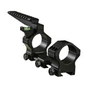 Hawkins Precision Heavy Tactical 40 MOA 1-Piece 36mm Pictanny-Style Scope Mount with Offset Level Cap and Picatinny Rail Matte Black Medium - Hawkins Precision