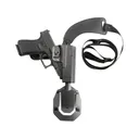 Fobus UnderCover XL OWB Holster Right Hand Glock 19, 19X, 22, 23, 31, 32 Gen 1 to 4 Polymer Black - Fobus