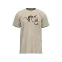 Stone Glacier Men's SG Ram Short Sleeve Crew Neck T Shirt Natural XL - Stone Glacier