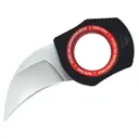 SOG Rapid Hawk Fixed Blade Knife 1.5" Hawkbill 3Cr13 Satin Blade GFN Handle Black - Sog