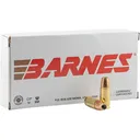 Barnes Defense 9mm Luger Ammo 124 Grain Sierra Jacketed Hollow Point Box of 20 - Barnes Bullets