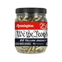 Remington Yellow Jacket USA 250th We The People Edition 22LR Ammo 33 Grain Plated Hollow Point Bottle of 250 Bulk - Remington