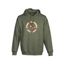 Browning Men's Vintage Emblem Hoodie Green Medium - Browning