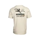 Browning Men's Rooster Short Sleeve Crew Neck T Shirt Bone Large - Browning